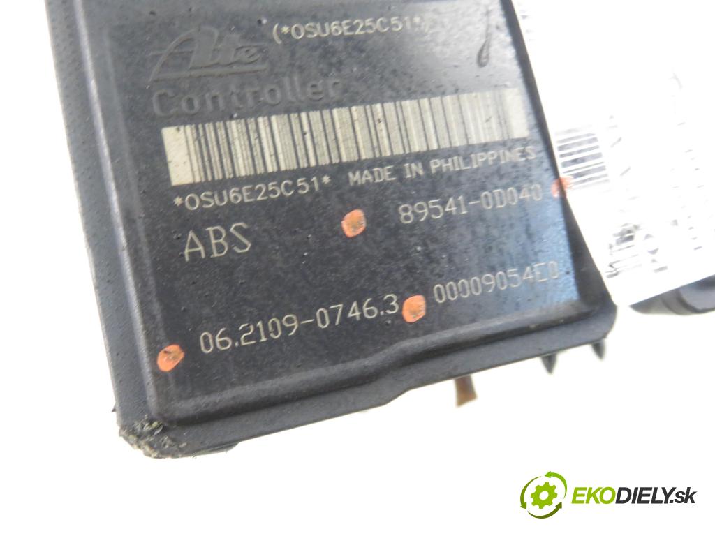 TOYOTA YARIS (_P9_) HB 2006 51,00 1.0 VVT-i (KSP90_) - 1KR-FE 998,00 Pumpa ABS 06210907463 ; 895410D040 (Pumpy ABS)