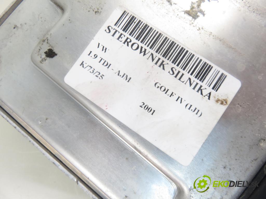 VW GOLF IV (1J1) HB 2001 85,00 1.9 TDI - AJM 1896,00 Riadiaca jednotka Motor 038906019CJ ; 0281010302