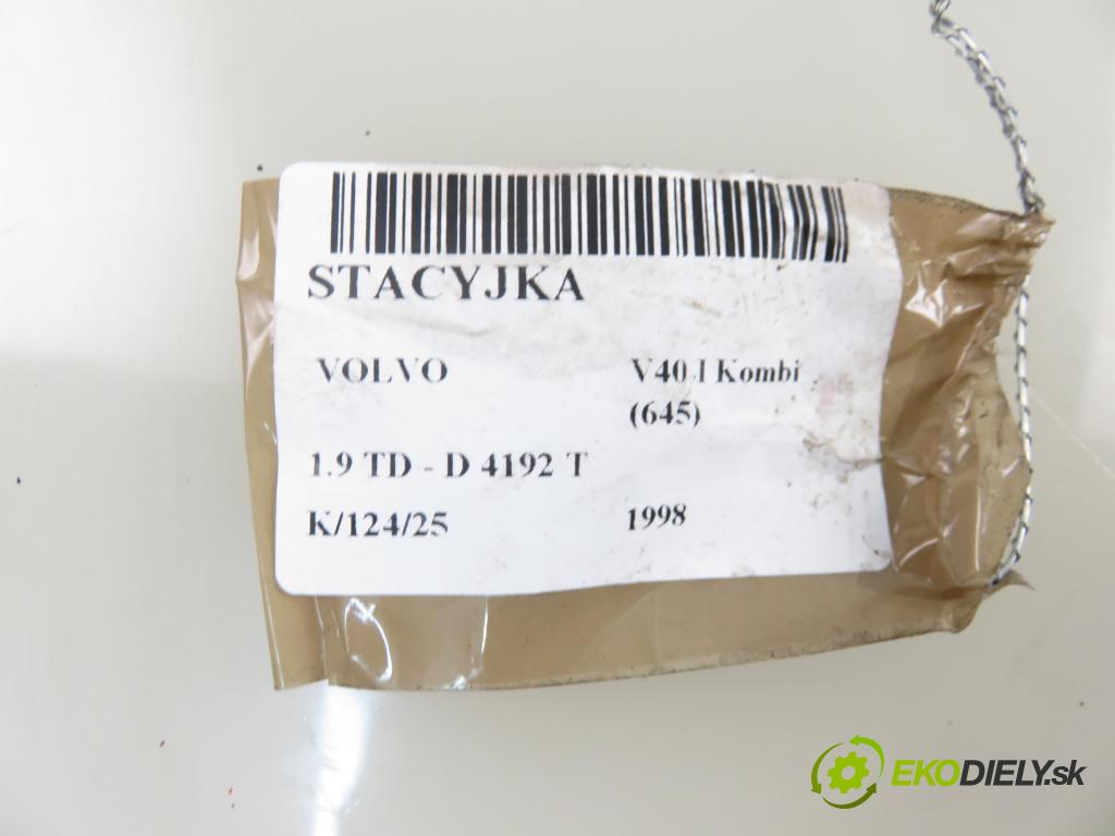 VOLVO V40 Kombi (645) KOMBI 1998 66,00 1.9 TD 90 - D 4192 T 1870,00 spinačka  (Spínacie skrinky a kľúče)