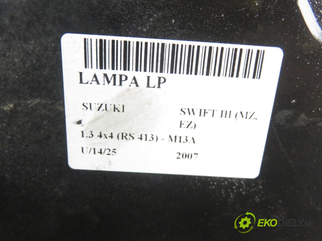 SUZUKI SWIFT III (MZ, EZ) HB 2007 0,00 1.3 4x4 (RS 413) - M13A 1328,00 světlo LP