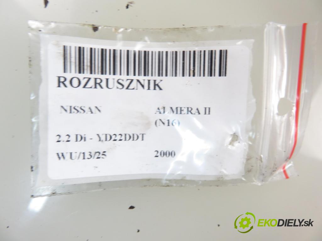 NISSAN ALMERA II (N16) SEDAN 2000 81,00 2.2 Di - YD22DDT 2184,00 Štartér M008T75371 ; 23300WD000 (Štartéry)
