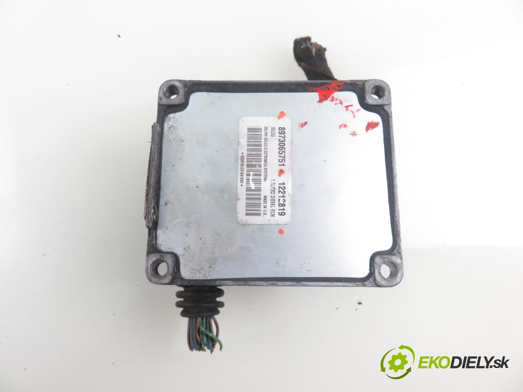 OPEL ASTRA G liftback (T98) HB 2002 55,00 1.7 DTI 16V - Y 17 DT 1686,00 Riadiaca jednotka Motor 12212819 ; 8973065751