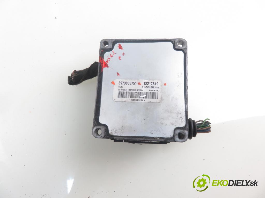 OPEL ASTRA G liftback (T98) HB 2002 55,00 1.7 DTI 16V - Y 17 DT 1686,00 Riadiaca jednotka Motor 12212819 ; 8973065751