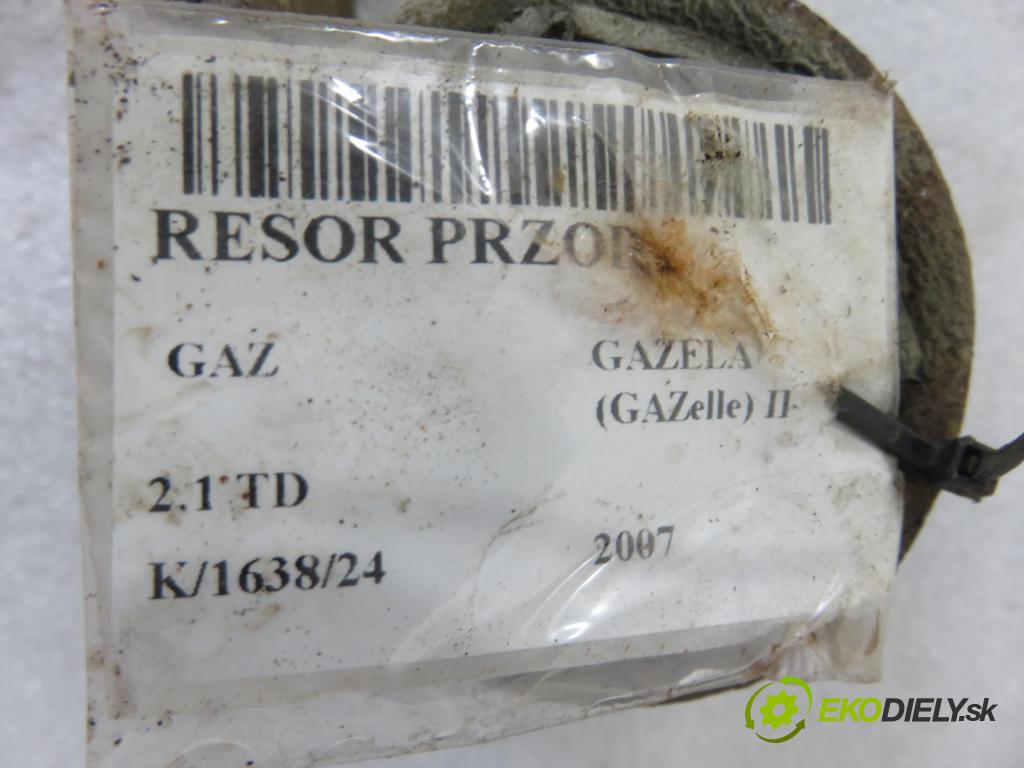 GAZ GAZELLE  KABINA/PLATFORMA 2007 81,00 2.1 TD - GAZ-560 2134,00 Listové pero predný