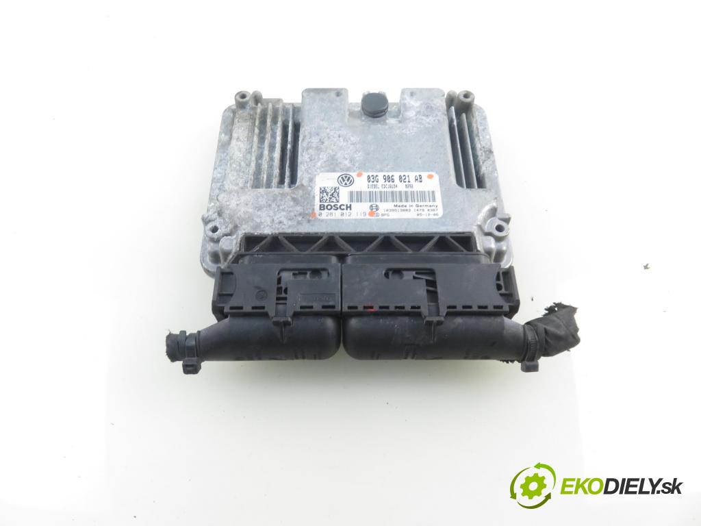 VW PASSAT B6 Variant (3C5) KOMBI 2006 103,00 2.0 TDI PD 8V 140 - BMP 1968,00 Riadiaca jednotka Motor 03G906021AB ; 0281012119