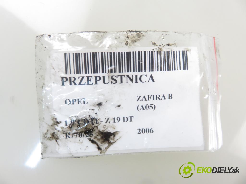 OPEL ZAFIRA B (A05) MINIVAN 2006 88,00 1.9 CDTI 8V 120 - Z 19 DT 1910,00 Škrtiaca klapka 48CPD1 ; 48CPD1F ; 55199974 (Škrtiace klapky)