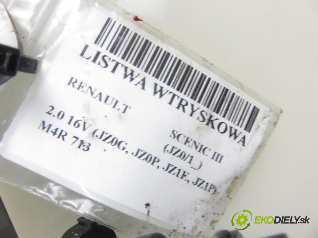 RENAULT SCENIC III (JZ0/1_) MINIVAN 2010 103,00 2.0 16V (JZ0G, JZ0P, JZ1E, JZ1P) - M4R 713 1997,00 Lišta vstrekovacia H025241 ; H025241502 (Vstrekovacie lišty)