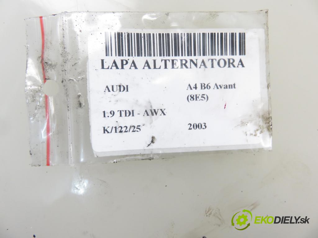 AUDI A4 Avant (8E5, B6) KOMBI 2003 96,00 1.9 TDI - AWX 1896,00 uchycení alternátora 038903143AE ; F23470909