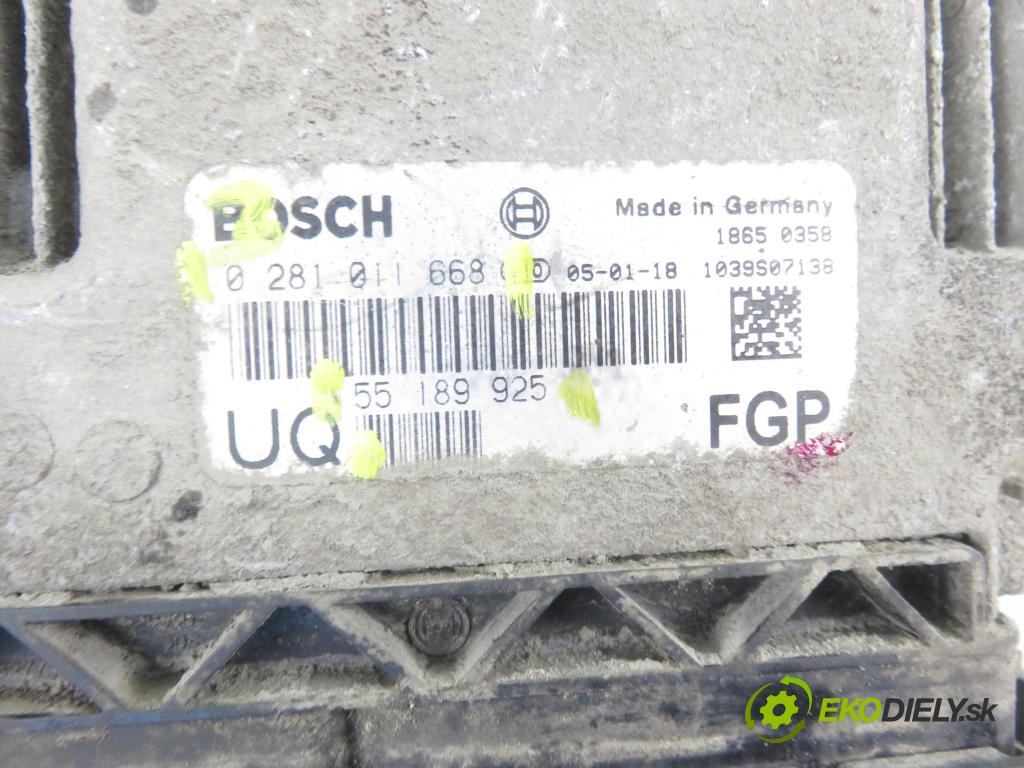 OPEL ASTRA H Kombi (A04) KOMBI 2005 110,00 1.9 CDTI - Z 19 DTH 1910,00 Riadiaca jednotka Motor 55189925 ; 55189925UQ ; 0281011668