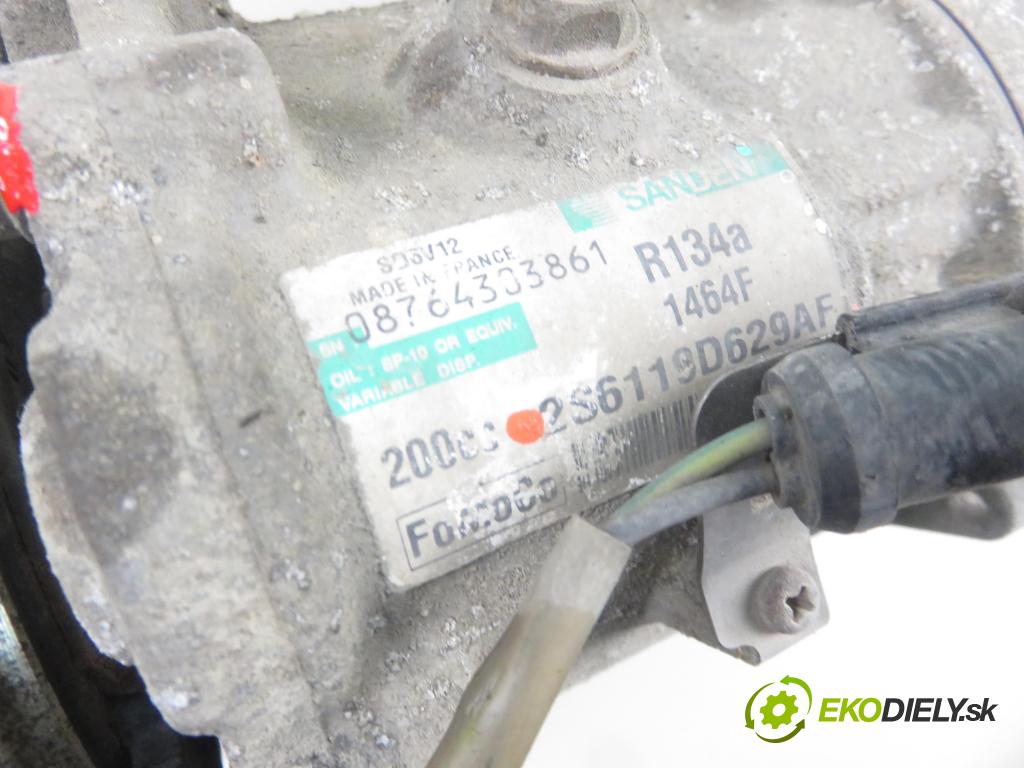 FORD FIESTA V (JH_, JD_) HB 2008 50,00 1.4 TDCi 68 - F6JB 1399,00 KOMPRESOR: klimatizácie 2S6119D629AF (Kompresory klimatizácie)