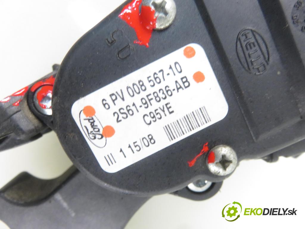 FORD FIESTA V (JH_, JD_) HB 2008 50,00 1.4 TDCi 68 - F6JB 1399,00 Potenciometer plynu 2S619F836AB ; 6PV00856710 (Pedál)