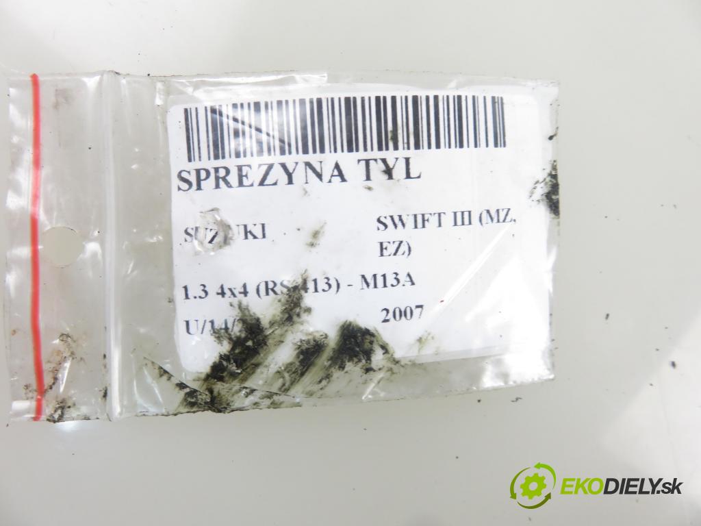 SUZUKI SWIFT III (MZ, EZ) HB 2007 0,00 1.3 4x4 (RS 413) - M13A 1328,00 Pružina zadné