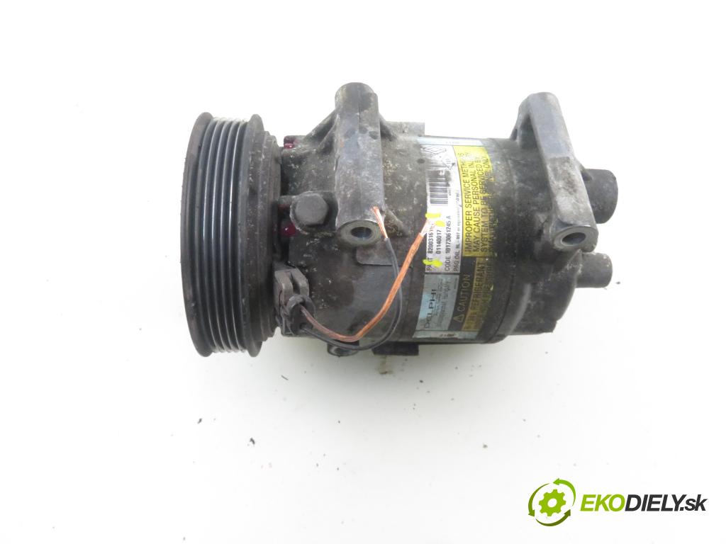 RENAULT MEGANE II Kombi (KM0/1_) KOMBI 2003 72,00 1.4 - K4J 730 1390,00 KOMPRESOR: klimatizácie 8200316164 ; 01140017 (Kompresory klimatizácie)