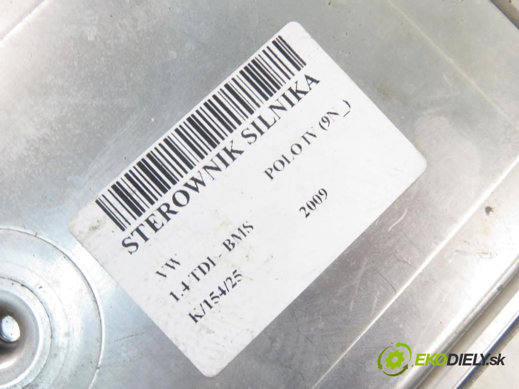 VW POLO (9N_) HB 2009 59,00 1.4 TDI - BMS 1422,00 Riadiaca jednotka Motor 045906013 ; 0281012551
