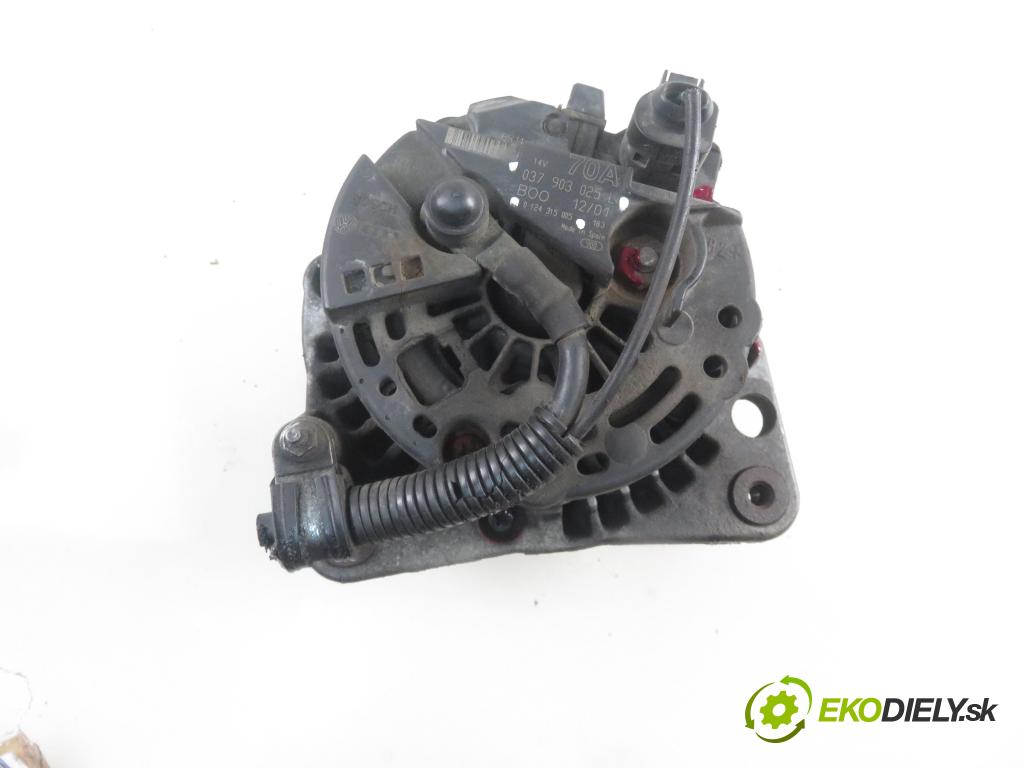 VW LUPO (6X1, 6E1) HB 2001 37,00 1 - AUC 999,00 Alternátor 037903025L ; 0124315005 (Alternátor)