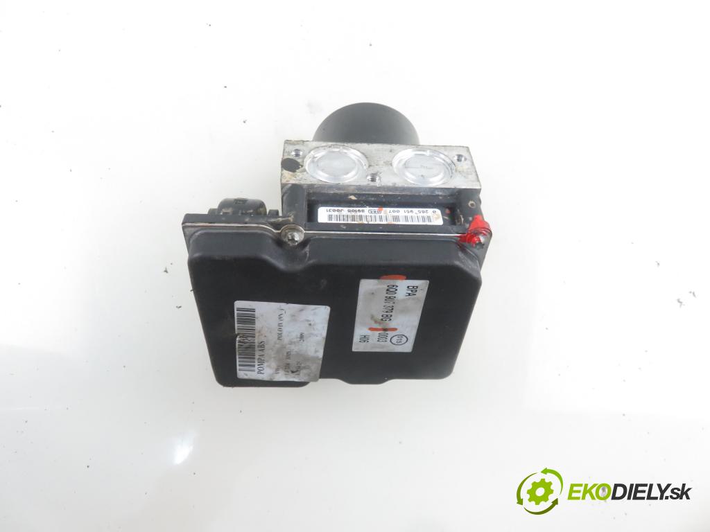 VW POLO (9N_) HB 2009 59,00 1.4 TDI - BMS 1422,00 Pumpa ABS 6Q0907379BG ; 0265951007 (Pumpy ABS)