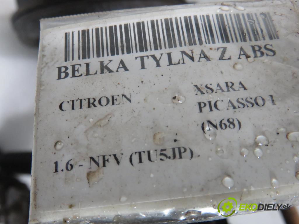 CITROEN XSARA PICASSO (N68) MINIVAN 2000 70,00 1.6 - NFV (TU5JP) 1587,00 výztuha zadní část ABS