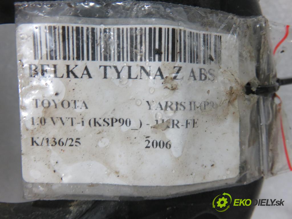 TOYOTA YARIS (_P9_) HB 2006 51,00 1.0 VVT-i (KSP90_) - 1KR-FE 998,00 výztuha zadní část ABS