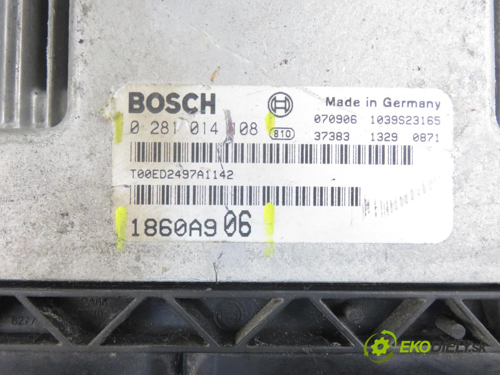 MITSUBISHI OUTLANDER II (CW_W) SUV 2008 103,00 2.0 DI-D 140 - BSY (Volkswagen Group) 1968,00 Riadiaca jednotka Motor 0281014108 ; 1860A906