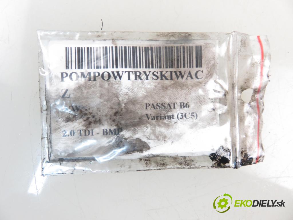 VW PASSAT B6 Variant (3C5) KOMBI 2006 103,00 2.0 TDI PD 8V 140 - BMP 1968,00 Vstrekovač 038130073BQ ; 0414720312 (Vstrekovače)
