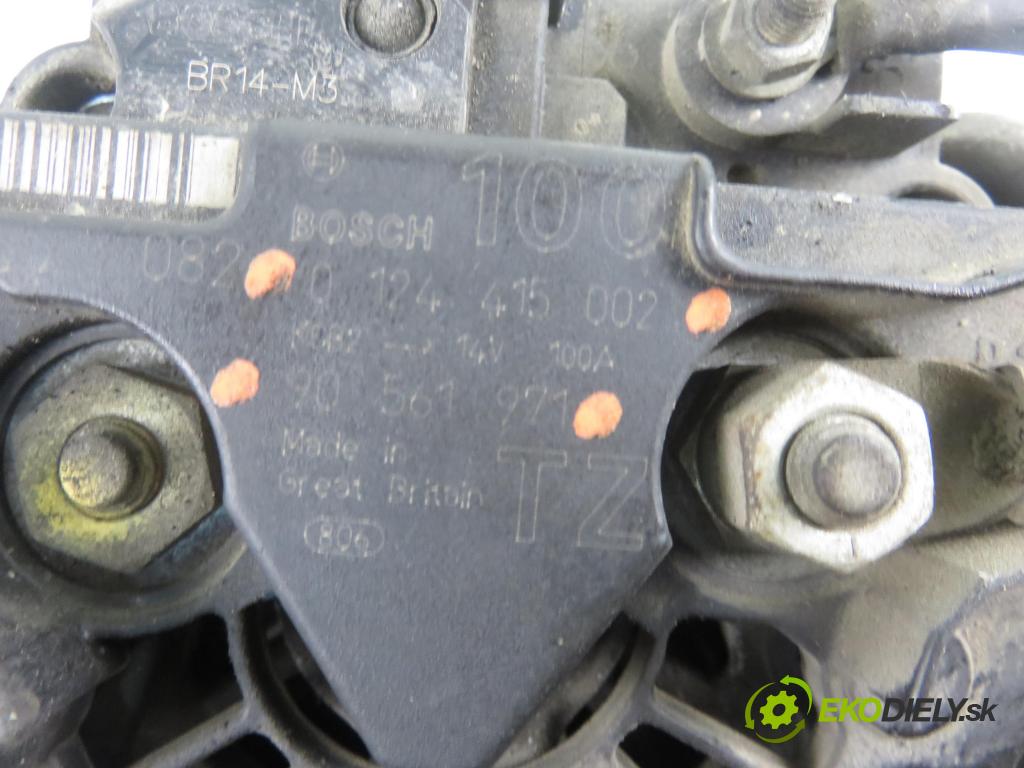 OPEL ASTRA G liftback (T98) HB 1999 55,00 1.6 8V 75 1598,00 Alternátor 0124415002 ; 90561971 (Alternátory)