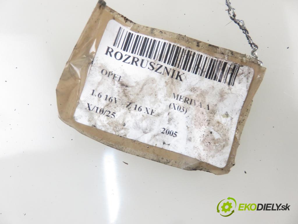 OPEL MERIVA A nadwozie wielkoprzestrzenne (MPV) (X03) MINIVAN 2005 74,00 1.6 16V - Z 16 XE 1598,00 Štartér 90341777 ; D6RA62 (Štartéry)