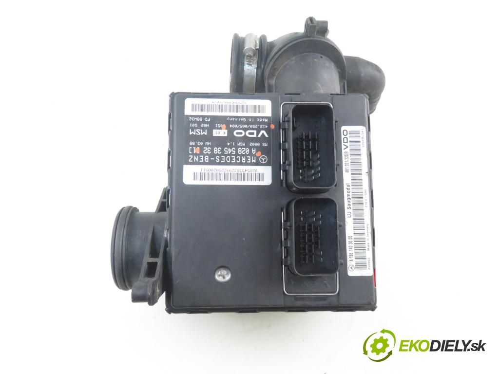 MERCEDES-BENZ KLASA A (W168) HB 1999 75,00 1.6 102 A 160 M 166.960 1598,00 Riadiaca jednotka Motor A0285453832 ; 412250005004
