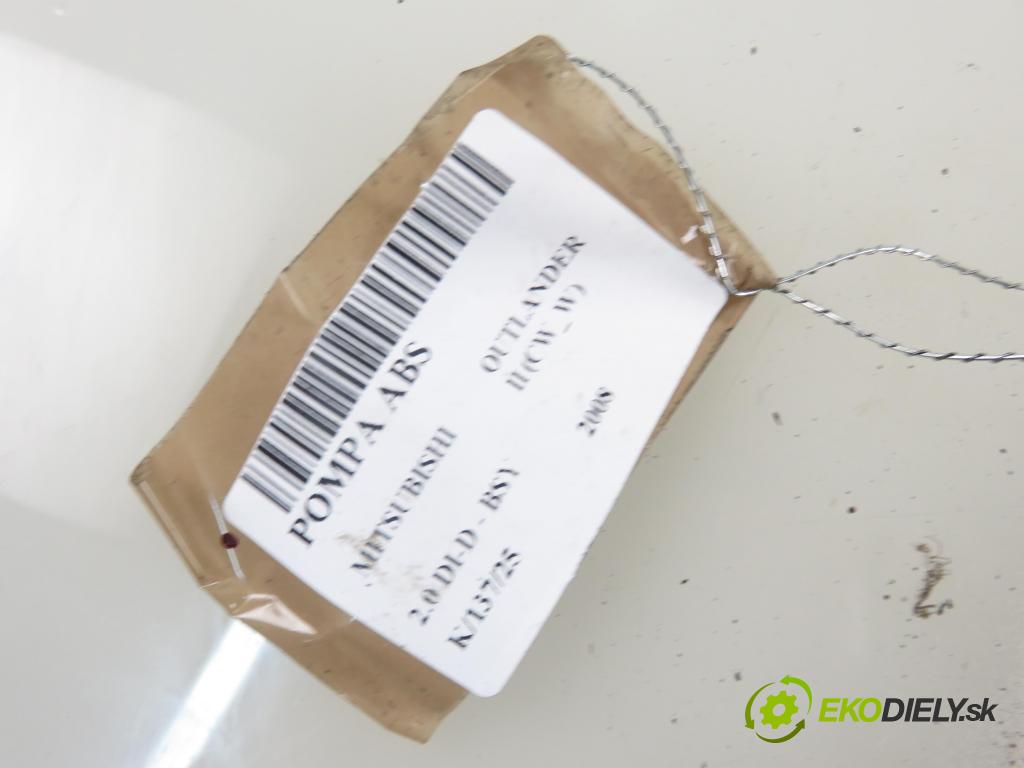 MITSUBISHI OUTLANDER II (CW_W) SUV 2008 103,00 2.0 DI-D 140 - BSY (Volkswagen Group) 1968,00 Pumpa ABS 06210951003 ; 4670A340 ; 06210209344 (Pumpy ABS)