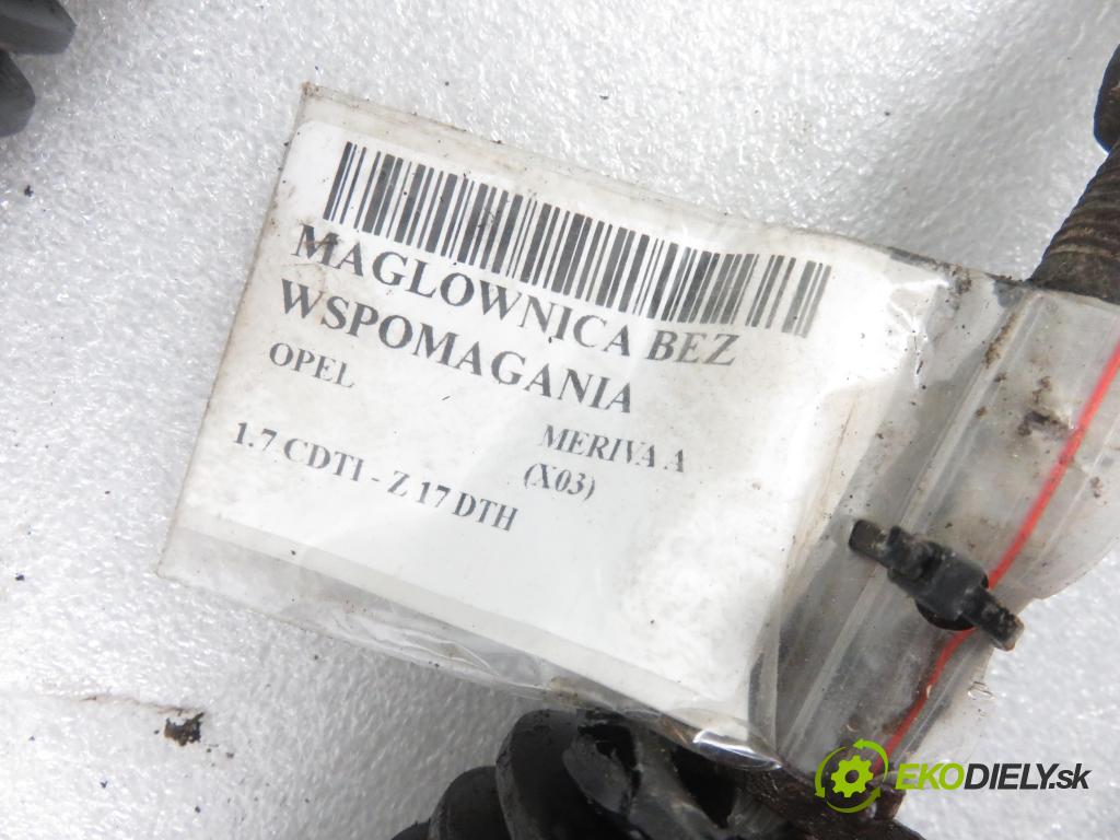 OPEL MERIVA A nadwozie wielkoprzestrzenne (MPV) (X03) MINIVAN 2003 74,00 1.7 CDTI 100 - Z 17 DTH 1686,00 Riadenie bez servočerpadlo 26082855