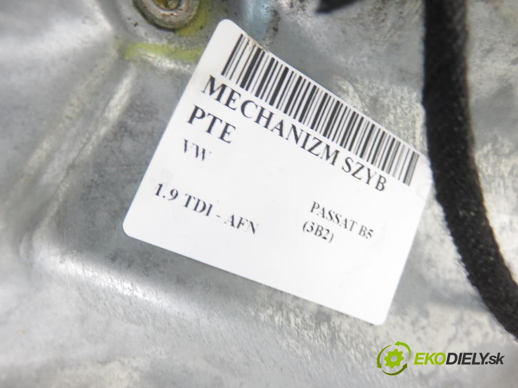 VW PASSAT B5 (3B2) SEDAN 1998 81,00 1.9 TDI 110 - AFN 1896,00 mechanismus oken PTE 3B5839752K