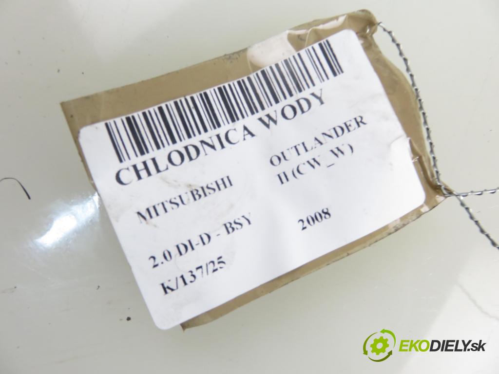 MITSUBISHI OUTLANDER II (CW_W) SUV 2008 103,00 2.0 DI-D 140 - BSY (Volkswagen Group) 1968,00 chladič vody 