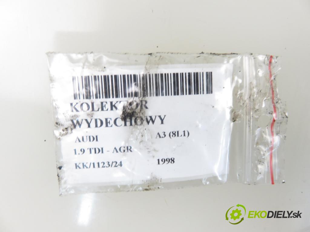 AUDI A3 (8L1) HB 1998 66,00 1.9 TDI - AGR 1896,00 potrubí VYČERPAT: 038253033 (Výfukové potrubí)