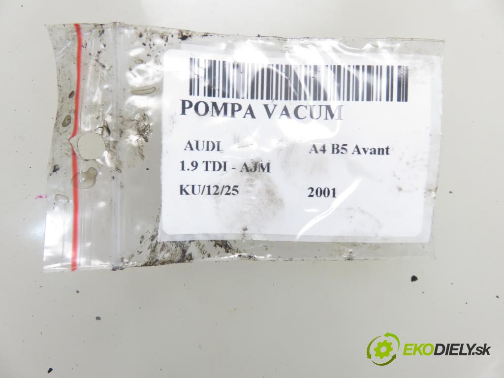 AUDI A4 Avant (8D5, B5) KOMBI 2001 85,00 1.9 TDI - AJM 1896,00 Pumpa vákuová 038145209A
