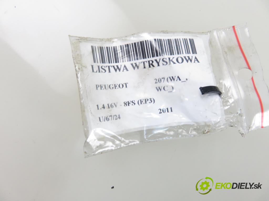 PEUGEOT 207 (WA_, WC_) HB 2011 70,00 1.4 16v VTI 95 - 8FS 1397,00 Lišta vstrekovacia V757564580 ; V752817680 (Vstrekovacie lišty)