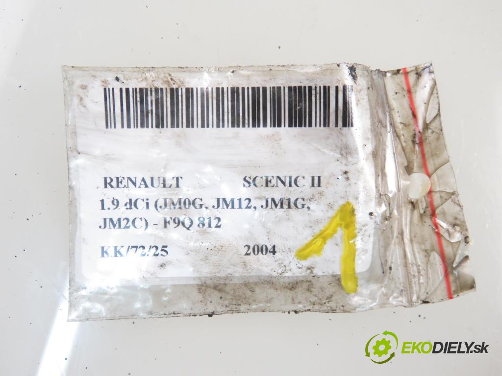 RENAULT SCENIC II (JM0/1_) MINIVAN 2004 88,00 1.9 dCi 120 - F9Q 812 1870,00 vstrekovač 8200100272 ; 0445110110B (Vstrekovače)
