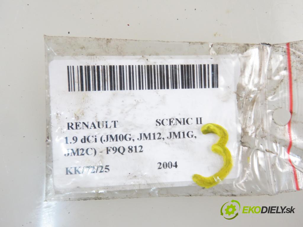 RENAULT SCENIC II (JM0/1_) MINIVAN 2004 88,00 1.9 dCi 120 - F9Q 812 1870,00 vstrekovač 8200100272 ; 0445110110B (Vstrekovače)