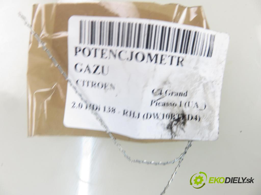 CITROEN C4 Grand Picasso I (UA_) VAN 2008 100,00 2.0 HDi 138 - RHJ (DW10BTED4) 1997,00 Potenciometer plynu 0280755044 ; 9654725380 (Pedále)