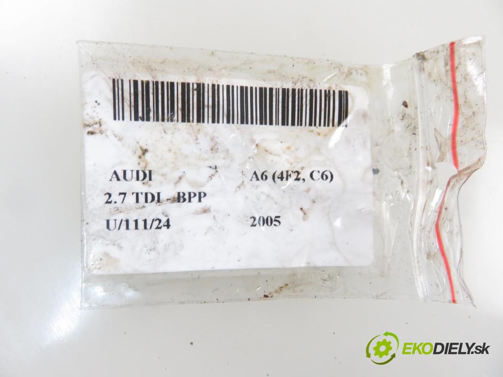 AUDI A6 (4F2, C6) SEDAN 2005 132,00 2.7 TDI 180 - BPP 2698,00 vstrekovač 059130277R ; 0445115019 (Vstrekovače)