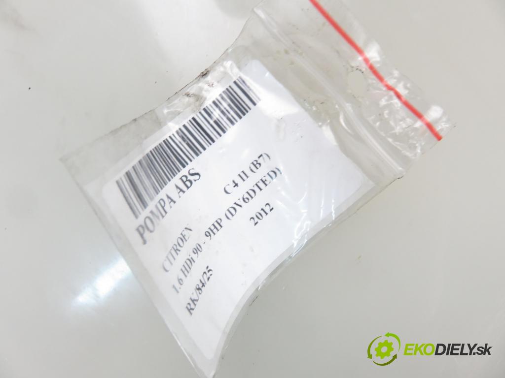 CITROEN C4 II (B7) HB 2012 68,00 1.6 HDi 8V - 9HP (DV6DTED) 1560,00 Pumpa ABS 0265951861 (Pumpy ABS)