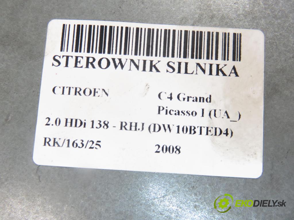 CITROEN C4 Grand Picasso I (UA_) VAN 2008 100,00 2.0 HDi 138 - RHJ (DW10BTED4) 1997,00 Riadiaca jednotka Motor SW9665100380 ; HW9661842180 ; 5WS40615CT