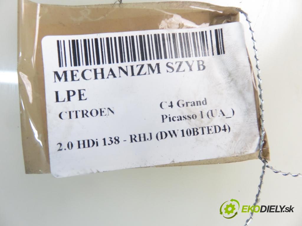 CITROEN C4 Grand Picasso I (UA_) VAN 2008 100,00 2.0 HDi 138 - RHJ (DW10BTED4) 1997,00 mechanismus oken 9682495680