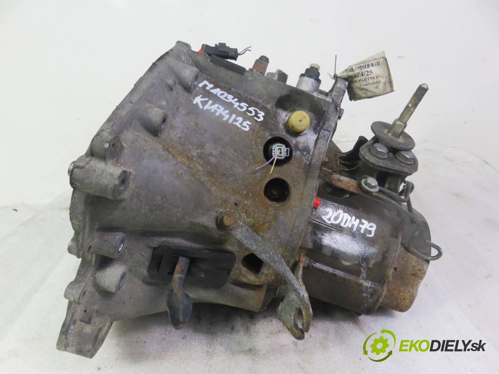 PEUGEOT PARTNER Combispace (5F) KOMBIVAN 2005 66,00 2.0 HDI - RHY (DW10TD) 1997,00 Prevodovka MANUALNA 20DM79