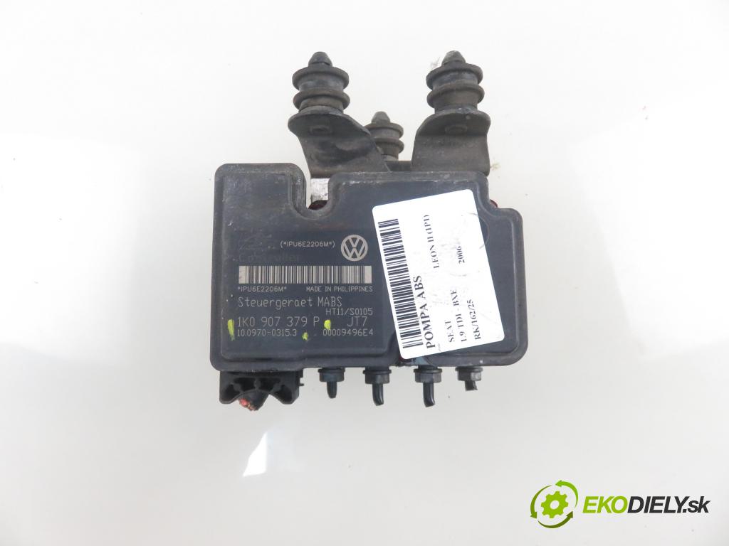 SEAT LEON (1P1) HB 2006 77,00 1.9 TDI - BXE 1896,00 Pumpa ABS 10097003153 ; 1K0907379P ; 1K0614117J (Pumpy ABS)