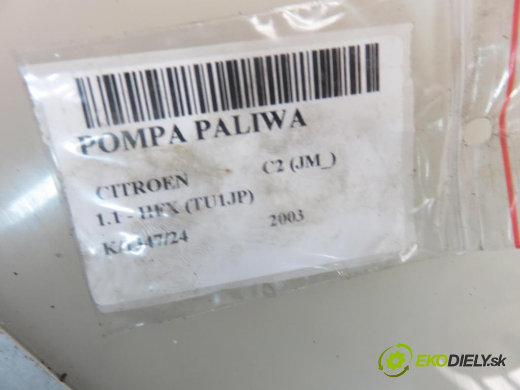 CITROEN C2 (JM_) HB 2003 44,00 1.1 - HFX (TU1JP) 1124,00 pumpa paliva 9645187980 ; 0580314017