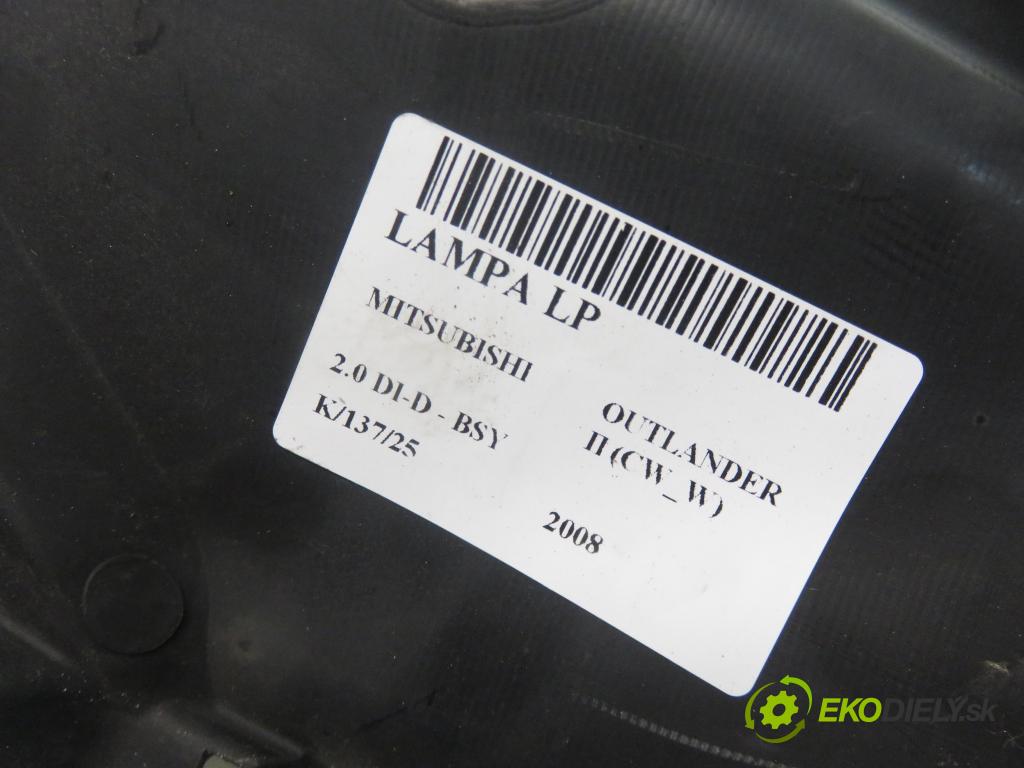 MITSUBISHI OUTLANDER II (CW_W) SUV 2008 103,00 2.0 DI-D 140 - BSY (Volkswagen Group) 1968,00 světlo LP P5589L