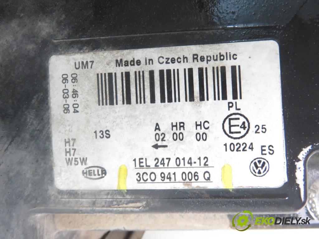 VW PASSAT B6 Variant (3C5) KOMBI 2006 77,00 1.9 TDI - BXE 1896,00 světlo PP 3C0941006Q