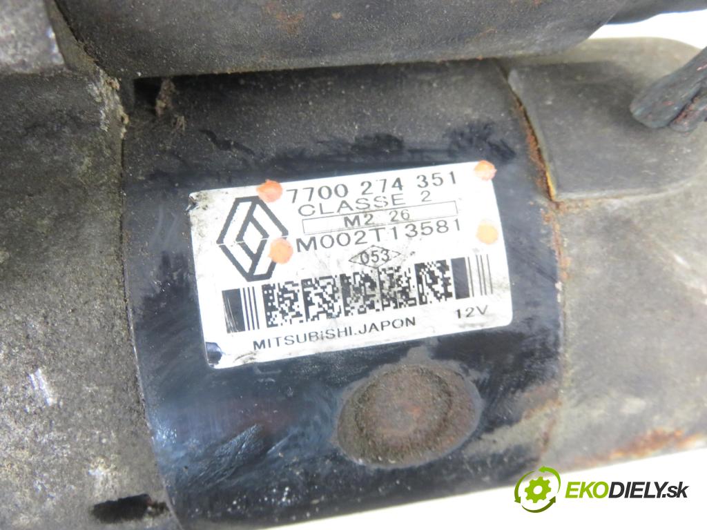 RENAULT THALIA I (LB0/1/2_) SEDAN 2002 55,00 1.4 - K7J 700 1390,00 Štartér 7700274351 ; M002T13581 (Štartéry)