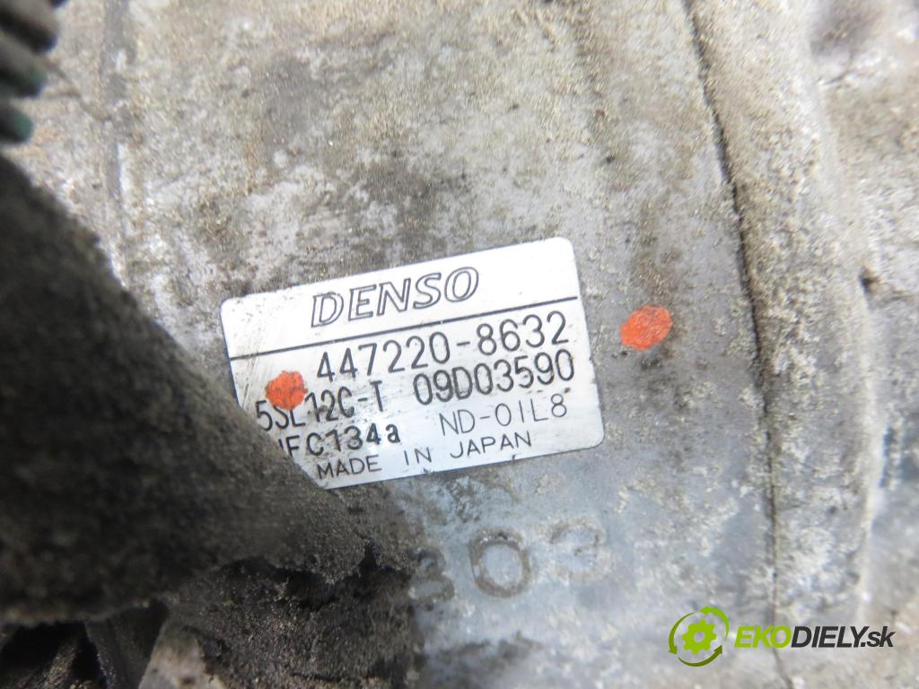 FIAT STILO (192_) HB 2003 76,00 1.6 16V 103 - 182 B6.000 1596,00 KOMPRESOR: klimatizácie 4472208632 (Kompresory klimatizácie)