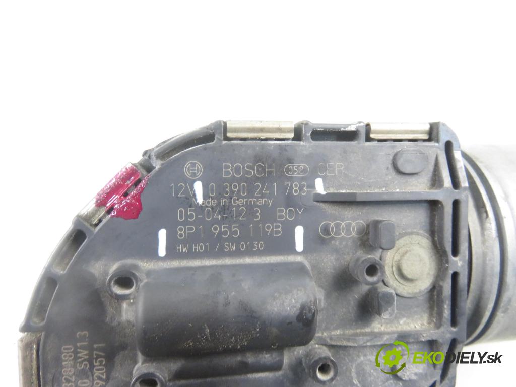 AUDI A3 Sportback (8PA) HB 2006 103,00 2.0 TDI 16V - BKD 1968,00 motorek stěračů PŘEDNÍ: 8P1955119B ; 0390241783