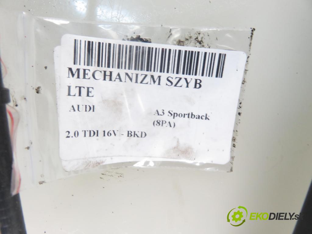 AUDI A3 Sportback (8PA) HB 2006 103,00 2.0 TDI 16V - BKD 1968,00 mechanismus oken LTE 8P4959801B